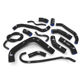 Honda CBR 1000 RR Fireblade 2006 - 2007 14 Piece Samco Sport Silicone Radiator Coolant Hose Kit - 0