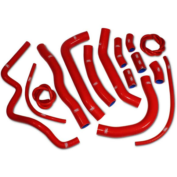Honda VFR 800 1998 - 2001 15 Piece Samco Sport Silicone Radiator Coolant Hose Kit