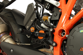 KTM 1290 SUPER DUKE R Gilles Adjustable Rearset Kit - VCR Style - 0