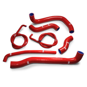 Kawasaki ZXR 750 H1 1988 - 1989 7 Piece Samco Sport Silicone Radiator Coolant Hose Kit - 0
