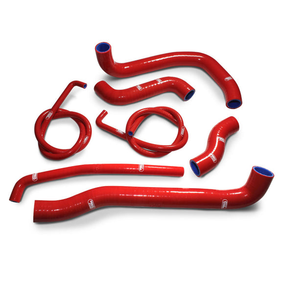 Kawasaki ZXR 750 H1 1988 - 1989 7 Piece Samco Sport Silicone Radiator Coolant Hose Kit