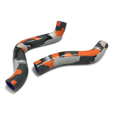 KTM 690 SMC R (With ABS) 2014 - 2024 2 Piece Samco Sport Silicone Radiator Coolant Hose Kit - 0