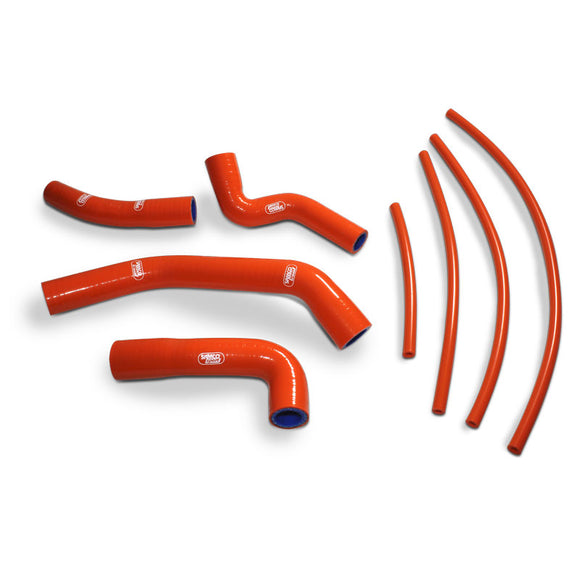 KTM RC 390 2014 - 2021 8 Piece OEM Replacement Samco Sport Silicone Radiator Coolant Hose Kit