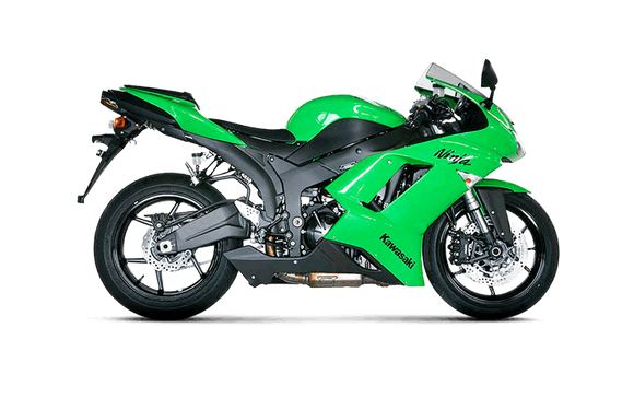 Kawasaki Ninja ZX-6R Akrapovic Slip-On Line (Titanium) S-K6SO5-HACT