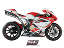 MV AGUSTA F4 2010 - 2018 SC-Project S1 Muffler, Titanium, with Carbon fiber end cap-3