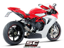 MV AGUSTA F3 675 2017 - 2019 SC-Project CR-T Muffler, Titanium, with Titanium link-pipe-1