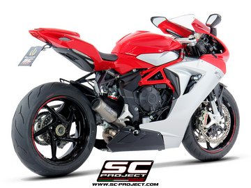 MV AGUSTA F3 800 2017 - 2019 SC-Project CR-T Muffler, Titanium, with Titanium link-pipe