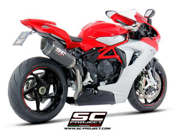 MV AGUSTA F3 675 2011 - 2016 SC-Project SC1-R Muffler, high position, Carbon fiber