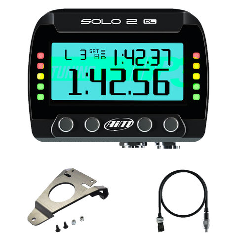Ducati 848, 1098, 1198 AiM Solo 2 DL Plug & Play Lap Timer Kit