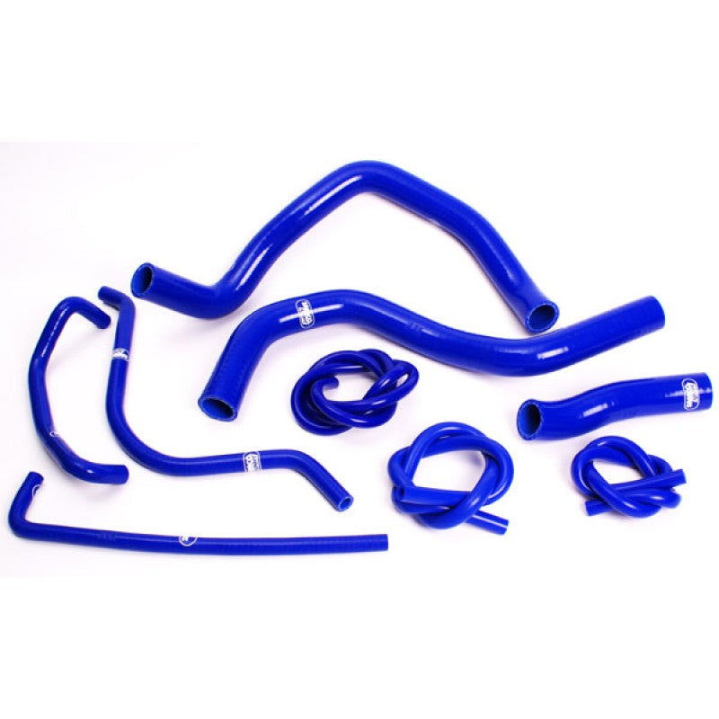 Suzuki GSX-R 750 K1 / K2 / K3 2000 - 2003 9 Piece Samco Sport Silicone Radiator Coolant Hose Kit