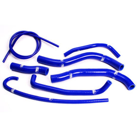 Suzuki GSX-R 750 SRAD 1996 - 1999 7 Piece Samco Sport Silicone Radiator Coolant Hose Kit