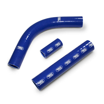Suzuki RG 400 / 500 Gamma 1985 - 1987 3 Piece Samco Sport Silicone Radiator Coolant Hose Kit - 0