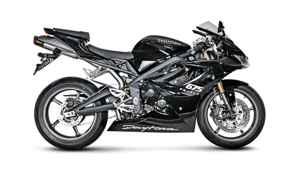Triumph Daytona 675 Akrapovic Slip-On Line (Titanium) 09- S-T675SO3-HACT