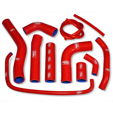Yamaha YZF R6 2006 - 2025 11 Piece OEM Replacement Samco Sport Silicone Radiator Coolant Hose Kit - 0