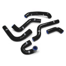 Yamaha SZR 660 4SU 1995 - 1998 6 Piece Samco Sport Silicone Radiator Coolant Hose Kit-2