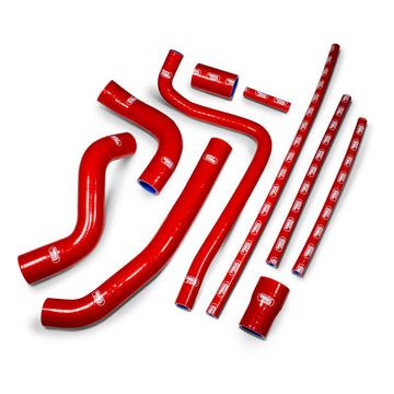 Yamaha YZF R1 2009 - 2014 10 Piece Samco Sport Silicone Radiator Coolant Hose Kit - 0
