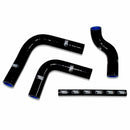 Yamaha TZ 250 F 1979 - 1980 4 Piece Samco Sport Silicone Radiator Coolant Hose Kit-2