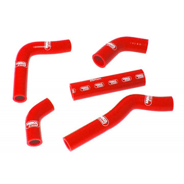 Yamaha RD 500 LC (LC47X,1GE) 1984 - 1987 5 Piece Samco Sport Silicone Radiator Coolant Hose Kit - 0