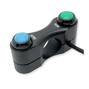 Kawasaki ZX-10R ZX-6R RR 'KIT ECU' 2011 to 2015 - BSD Aluminium 2 function race switch - handlebar mount - KTRC POW-1