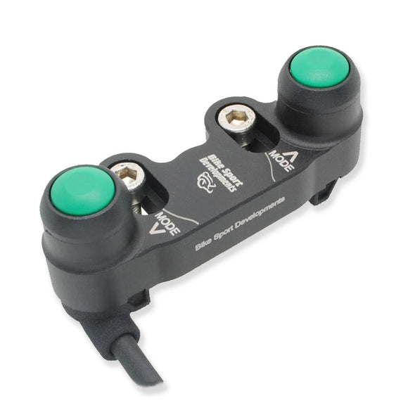 Ducati 848 1098 1198 - BSD Aluminium - 2 function race switch - clutch mount - Mode Up/Down