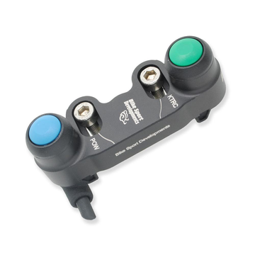 Kawasaki ZX-10R ZX-6R RR 2011 to 2015 - BSD Aluminium 2 function race switch - clutch mount - KTRC POW PIT