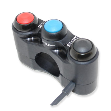 Ducati 1199 1299 Panigale R - BSD Aluminium - 3 function race switch - handlebar mount - Stop/Run Start Lap set