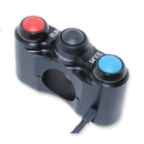 Yamaha YZF R1 2009 to 2014 - BSD Aluminium - 3 function - race switch - handlebar mount - Stop/Run Start Mode-1