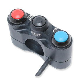 Kawasaki ZX-6R 636 2019 onward - 2 function - handlebar mount - Stop/Run Start