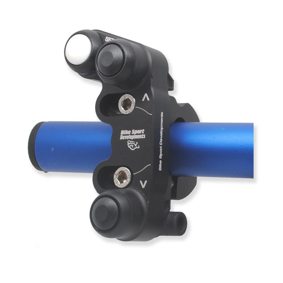 Yamaha YZF R1 2015-onward - BSD Aluminium - 3 function - race switch - bar clamp mount - Up Select Down