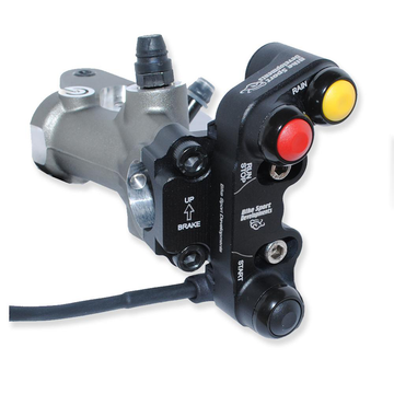 Ducati V2 - BSD Aluminium 3 function race switch - Brake pump mount - Stop/Run, Start, Rain - 0