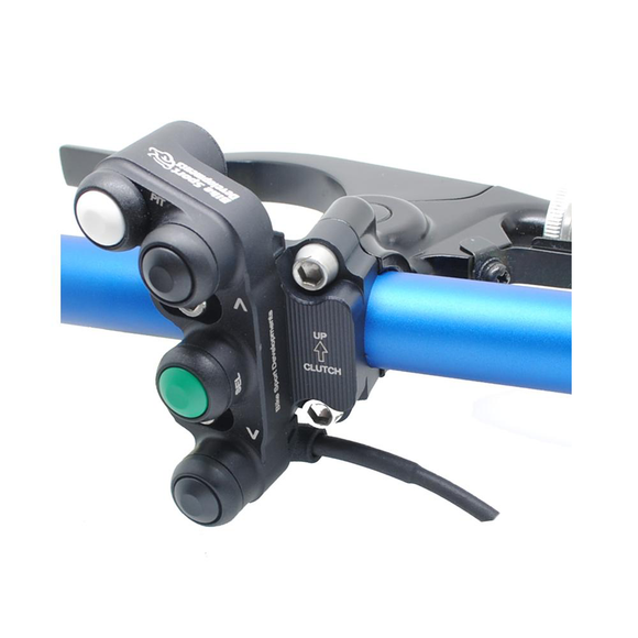 Kawasaki ZX-10R RR 'KIT ECU' 2016 - 2020 - BSD Aluminium - 4 function race switch - clutch mount - Up Select Down Pit