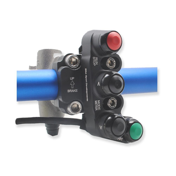 Suzuki GSX-R 600 750 1000 2006-2016 - BSD Aluminium - 4 function - Race switch - brake mount - Stop/Run Start Dash Up/Down - 0