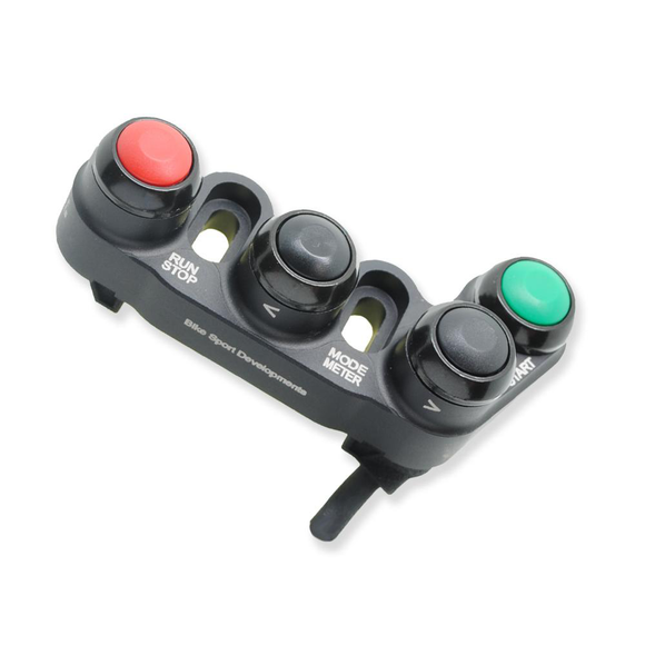 Suzuki GSX-R 600 750 1000 2006-2016 - BSD Aluminium - 4 function - Race switch - brake mount - Stop/Run Start Dash Up/Down