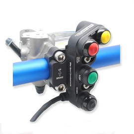 Kawasaki ZX-10R RR 2016 to 2020 - BSD Aluminium 4 function race switch - brake mount - Stop/Run Start Launch Rain - 0