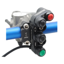 Yamaha YZF R6 2017-2023 - i2m dashboard - BSD Aluminium - 4 function - race switch - brake mount - Stop/Run Start dash up/down-2