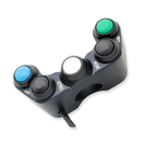 Kawasaki ZX-10R ZX-6R RR 'KIT ECU' 2011 to 2015 - BSD Aluminium 5 function race switch - handlebar mount - KTRC POW Pit Lap Start/Set-1