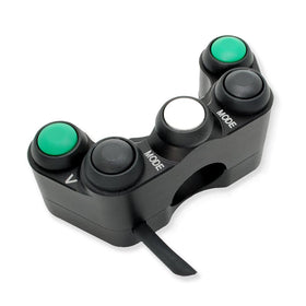 Ducati 1199 1299 Panigale R - BSD Aluminium - 5 function race switch - handlebar clamp mount - Flipper +/- Select Mode Up/Down