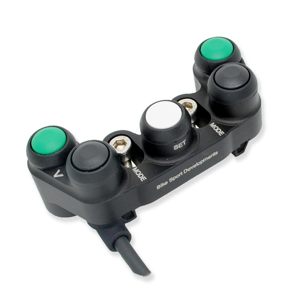 Ducati 1199 1299 Panigale R - BSD Aluminium - 5 function race switch - Clutch mount - Flipper +/- Select Mode Up/Down