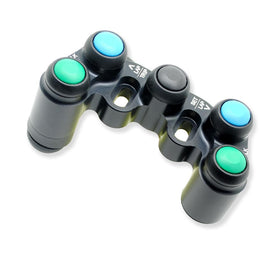 BMW S1000RR K46 2013-2018 - BSD Aluminium 6 function race switch - handlebar/clutch mount - Multi-function