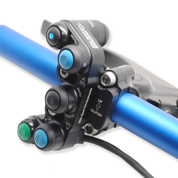 BMW S1000RR K46 2013-2018 - BSD Aluminium 6 function race switch - handlebar/clutch mount - Multi-function - 0
