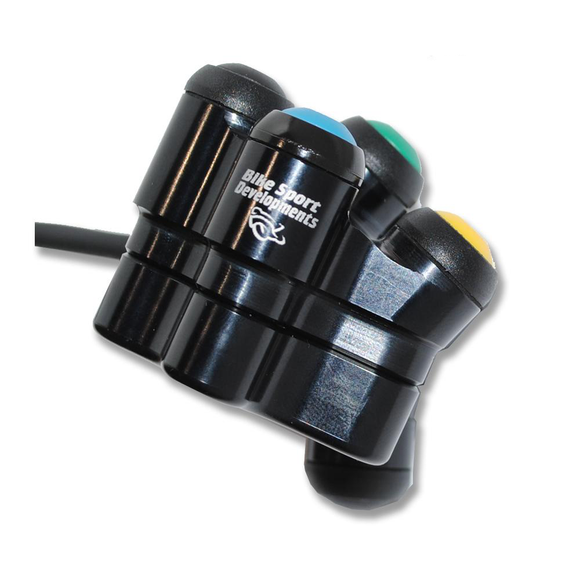 Ducati  899 959 1199 Panigale - BSD Aluminium - 7 function race switch - handlebar mount - All road functions