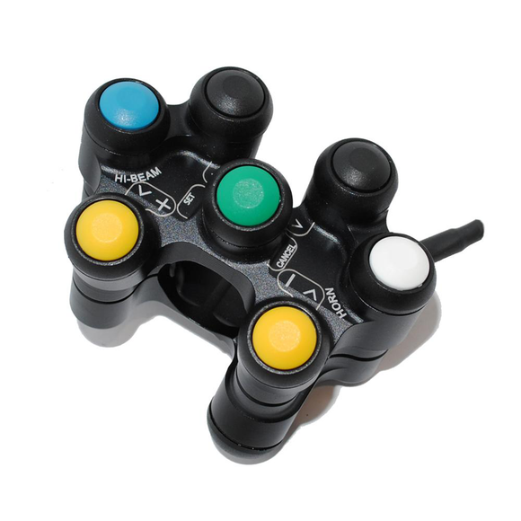 Ducati 1199 1299 Panigale R - BSD Aluminium - 8 function race switch - handlebar mount - All road and track functions