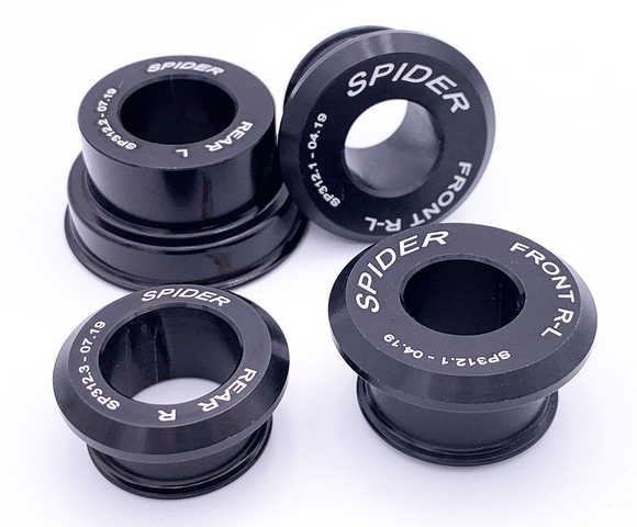 SPIDER - Captive Wheel Spacer Kit - Yamaha YZF R3