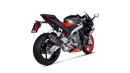 APRILIA RS 660 2021-2022 Akrapovic Carbon Silencer Road legal 2-1 Full System - Road Legal-4