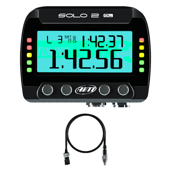 Ducati Multistrada 1200 AiM Solo 2 DL Plug & Play Lap Timer Kit