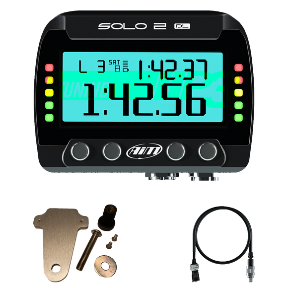 Ducati Panigale 899, 959, 1199, 1199R, 1299 AiM Solo 2 DL Plug & Play Lap Timer Kit
