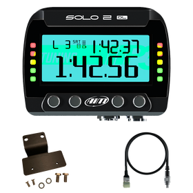 Kawasaki ZX-10R AiM Solo 2 DL Plug & Play Lap Timer Kit