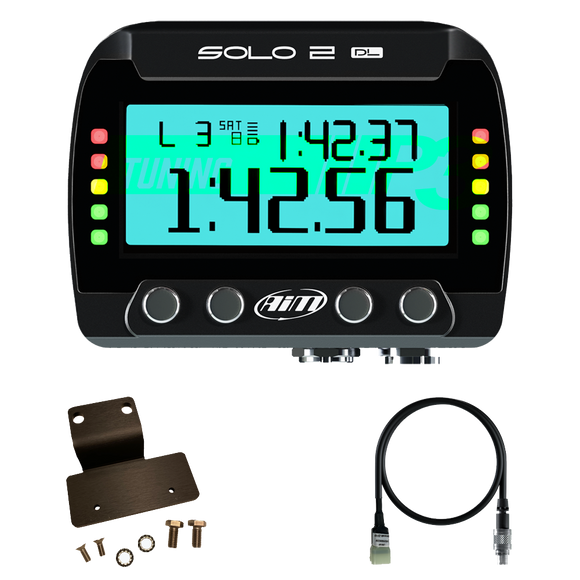 Kawasaki ZX-10R AiM Solo 2 DL Plug & Play Lap Timer Kit