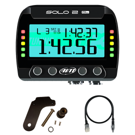 Suzuki GSX-R 1000 / 750 / 600 AiM Solo 2 DL Plug & Play Lap Timer Kit