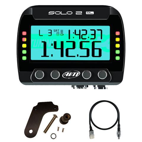 Suzuki GSX-R 1000 / 750 / 600 AiM Solo 2 DL Plug & Play Lap Timer Kit